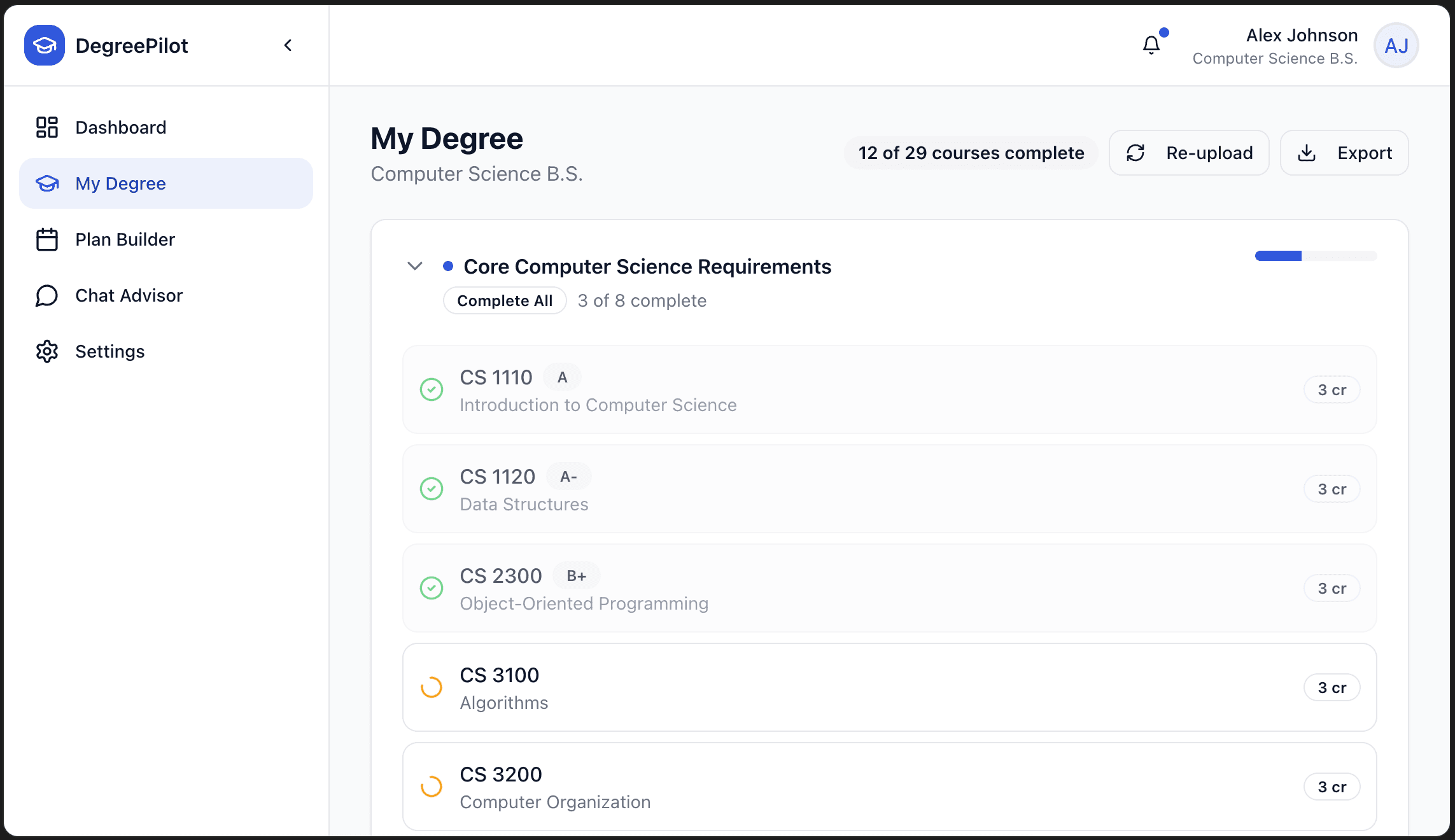 Degree Audit