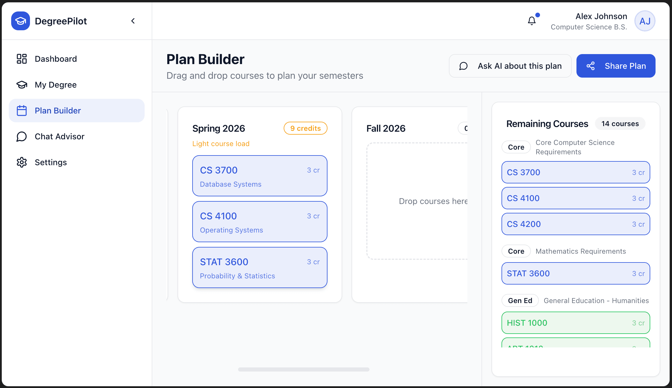 Plan Builder